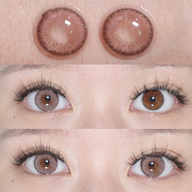 Uniieye Deepwater Zone Brown Prescription Colored Contact Lenses-UNIIEYE