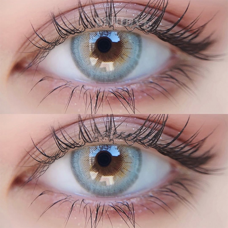 Uniieye Siren Blue Prescription Colored Contact Lenses-UNIIEYE
