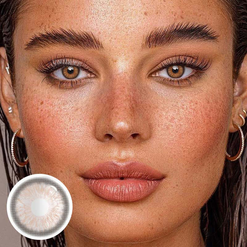 Uniieye Nordic DNA Brown Colored Contact Lenses-UNIIEYE