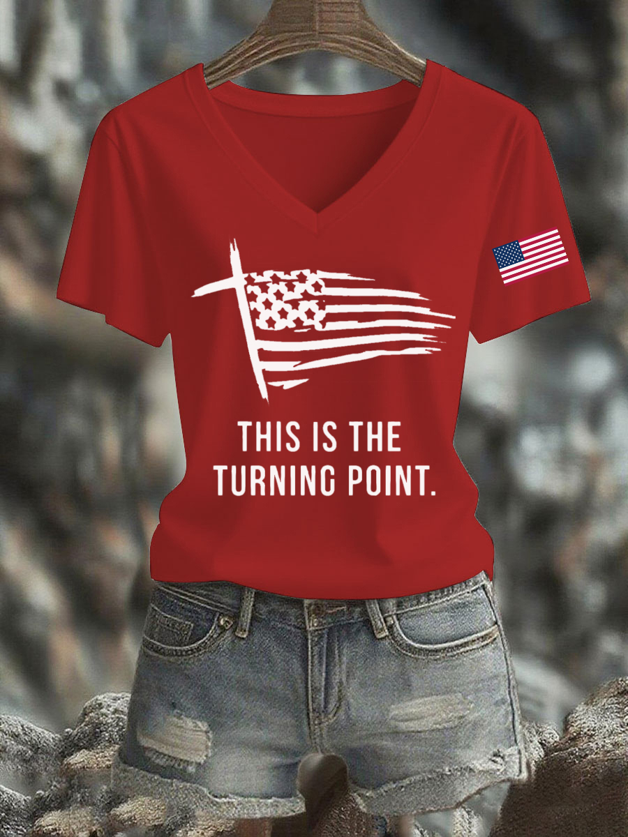 Women's This Is  Printed T-shirt-America250