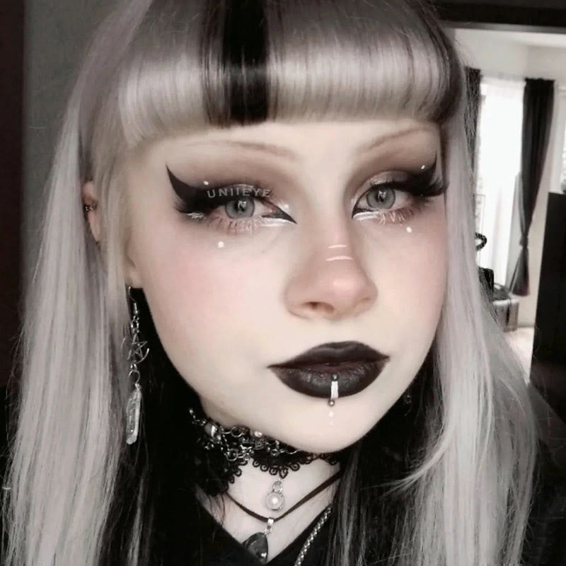 Uniieye Nowhere S7 Grey Prescription Colored Contact Lenses