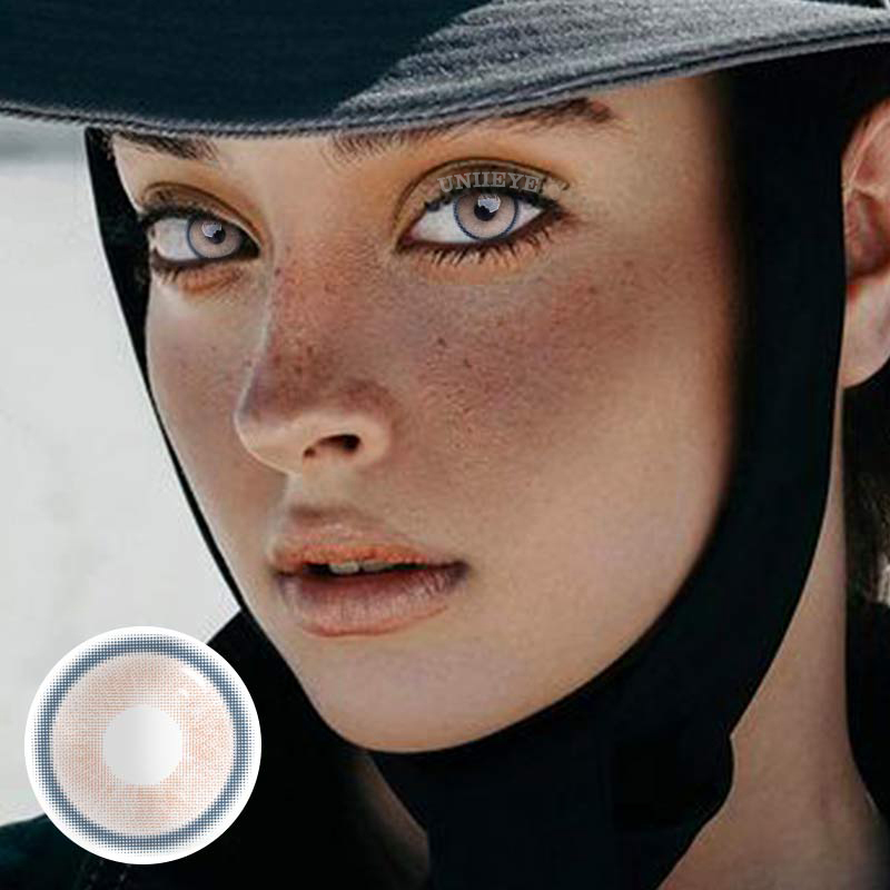 Uniieye Genshin Moon Grey Prescription Colored Contact Lenses-UNIIEYE