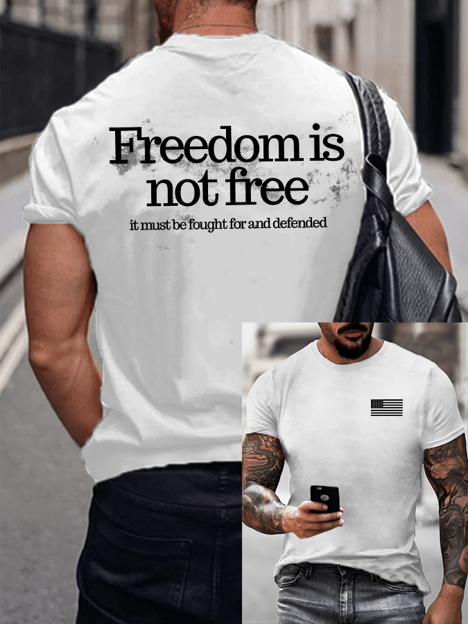 Men's Hot Events Print T-Shirt-America250