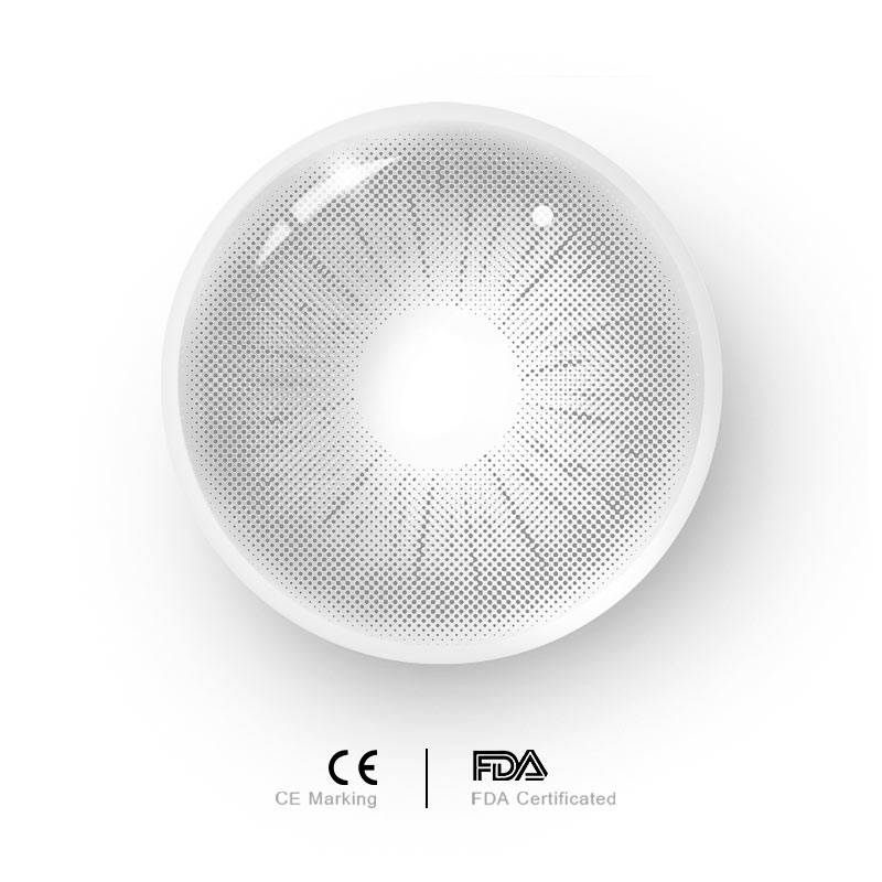 Uniieye Rome Times Grey Prescription Men Colored Contact Lenses