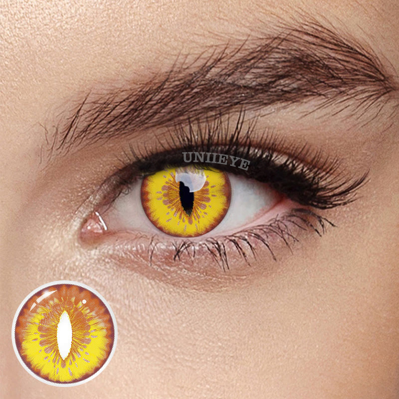 Uniieye Blind Dragon Maid Prescription Cosplay Colored Contact Lenses-UNIIEYE