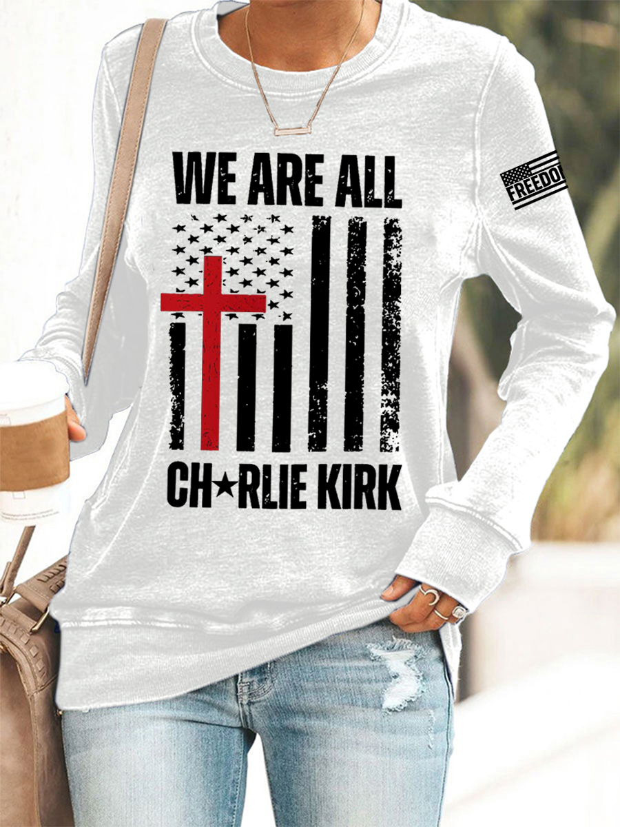 Women's We Are All C.K Now! R.I.P C.Kd Sweatshirt-America250