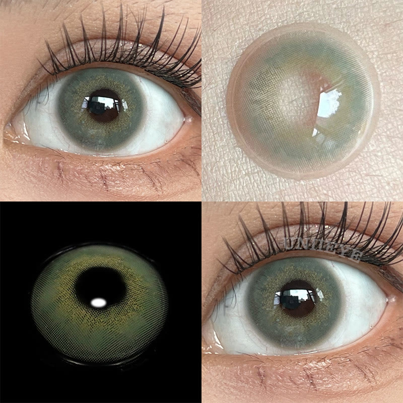 Uniieye Forest Green Colored Contact Lenses-UNIIEYE