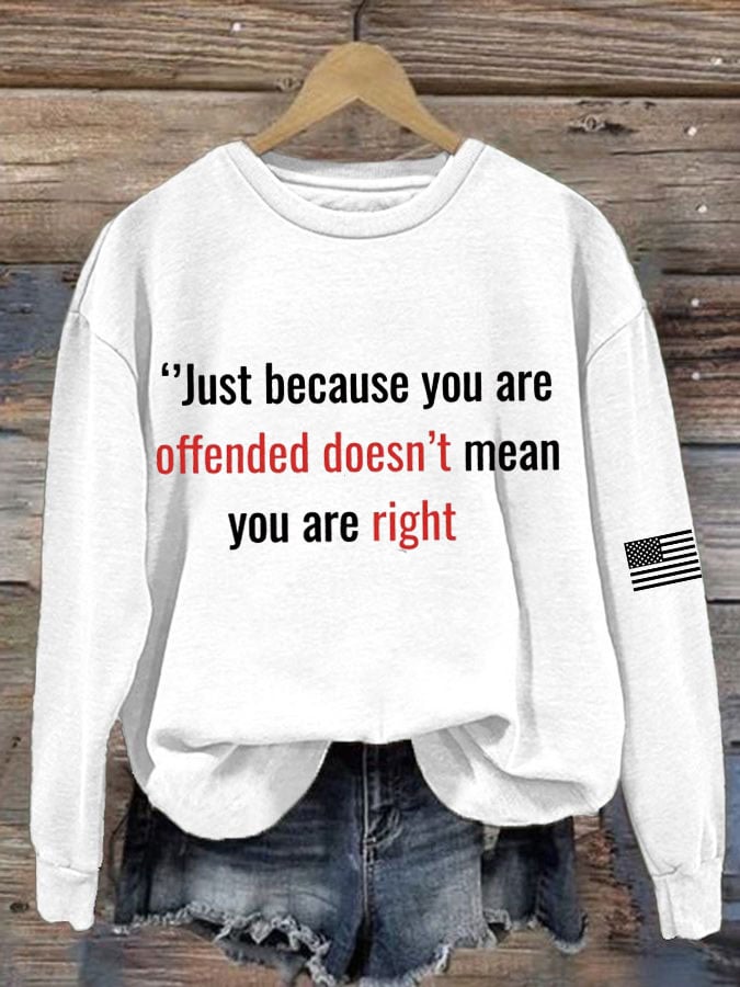 Women's Hot Casual Printed Sweatshirt-America250