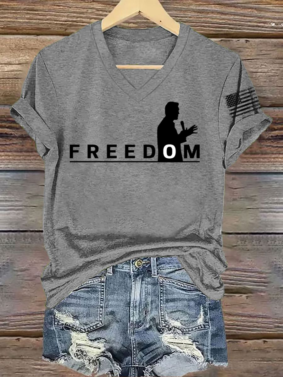 Women's FREEDOM Short Sleeve T-Shirt-America250