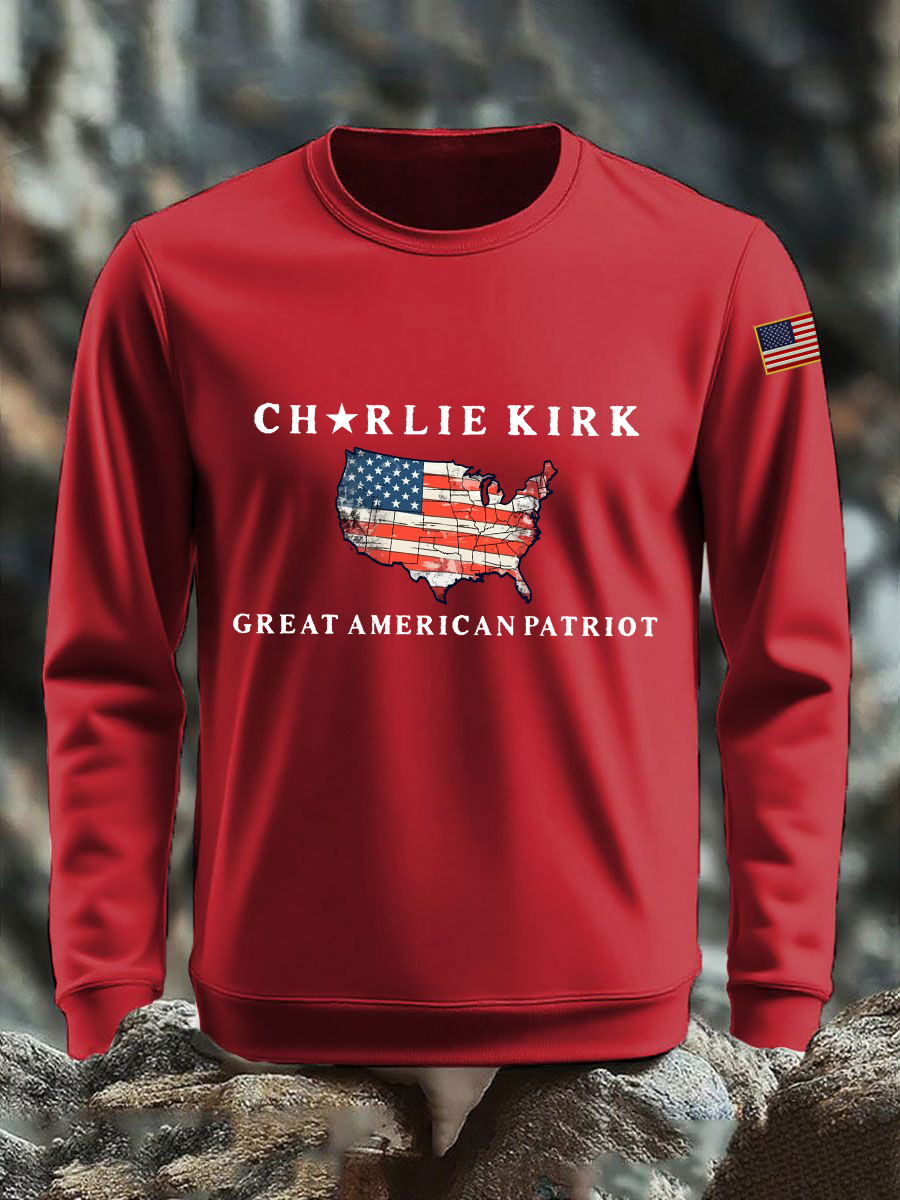 Men's Patriot Printed Sweatshirt-America250