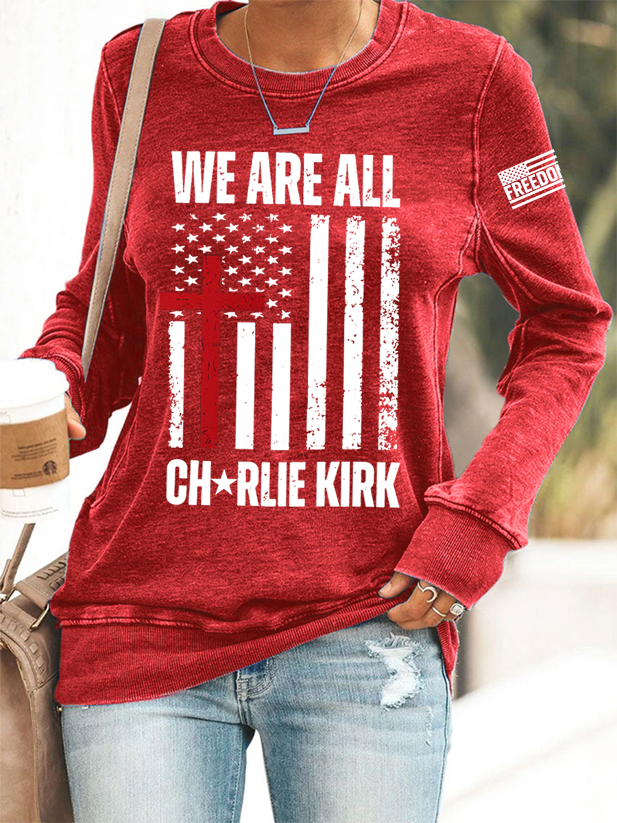 Women's We Are All C.K Now! R.I.P C.Kd Sweatshirt-America250