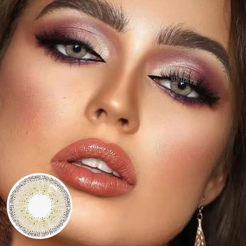 Uniieye Megan Brown Colored Contact Lenses-UNIIEYE