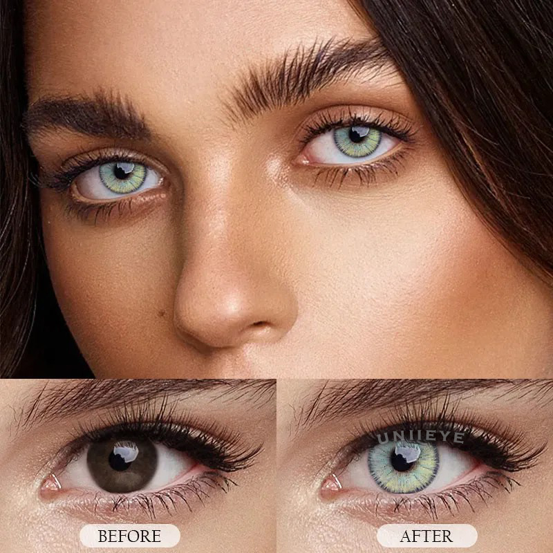 Uniieye Urban Blue Prescription Colored Contact Lenses
