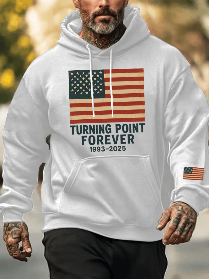 Men's Hot Print Hoodie-America250