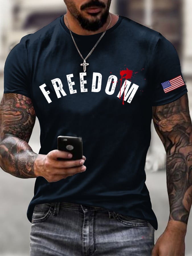 Men's Commemorative Printed T-Shirt-America250