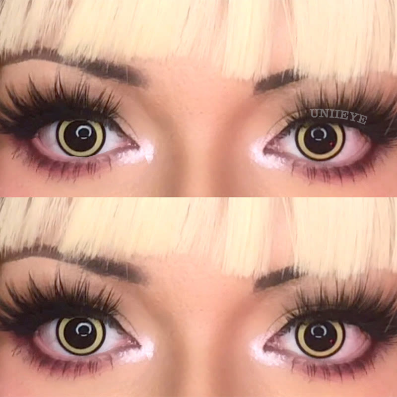 Uniieye Nebulos Yellow Cosplay Colored Contact Lenses-UNIIEYE