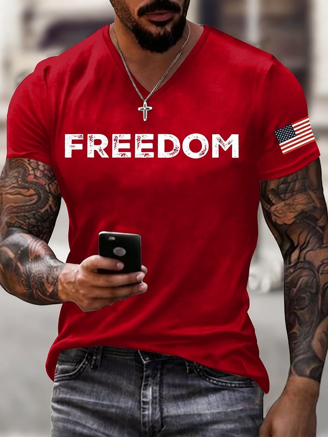 Men's Football Gameday Football Fans Casual Tee-America250