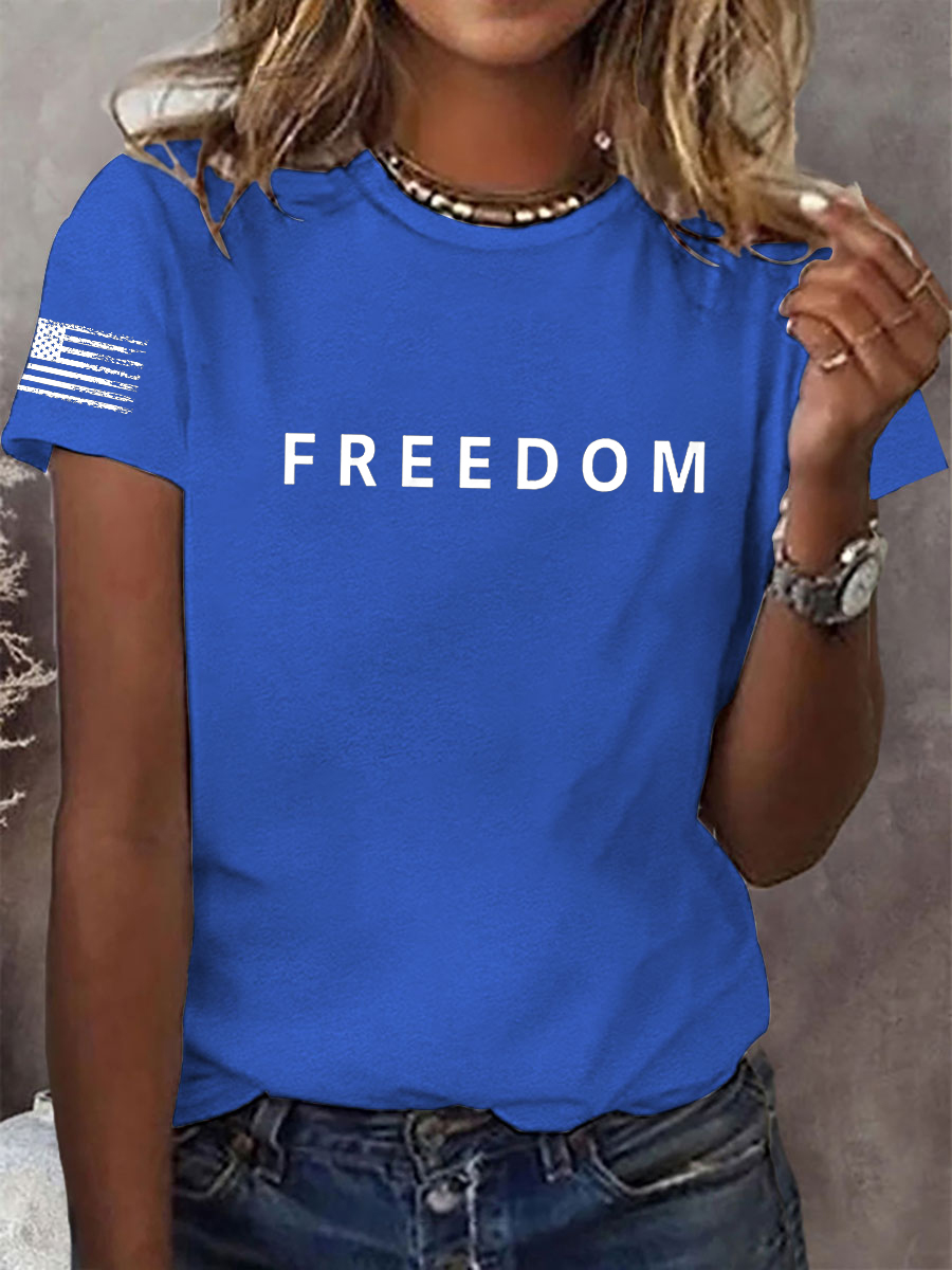 Women's Freedom Is Not Free R.I.P C.K Short Sleeve T-Shirt-America250