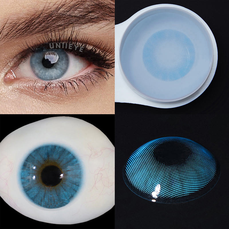 Uniieye Hidrocor II Azul Prescription Men Colored Contact Lenses