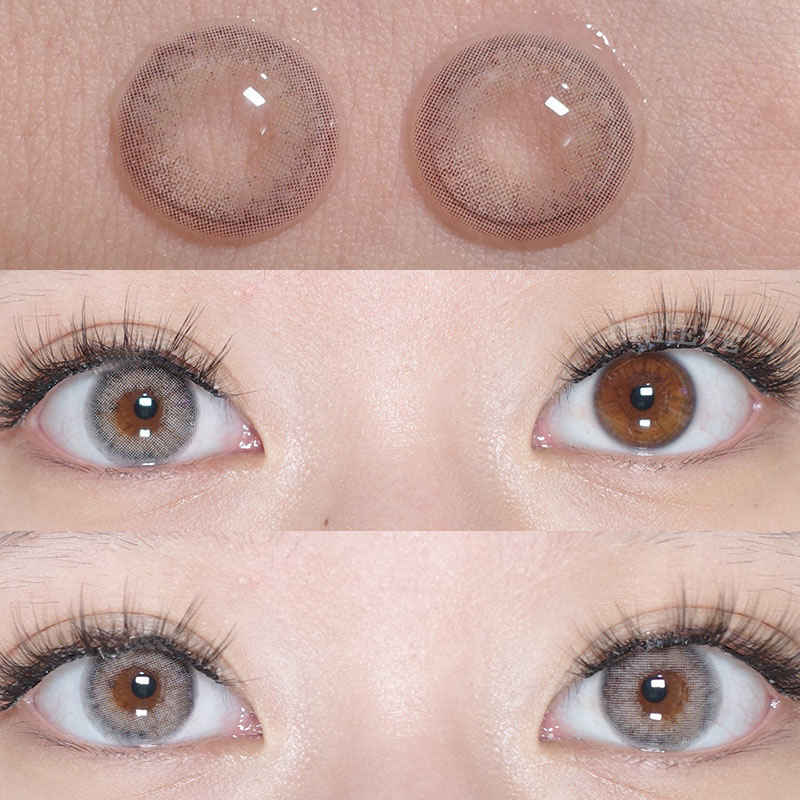 Uniieye Wild Cat Grey Prescription Colored Contact Lenses-UNIIEYE