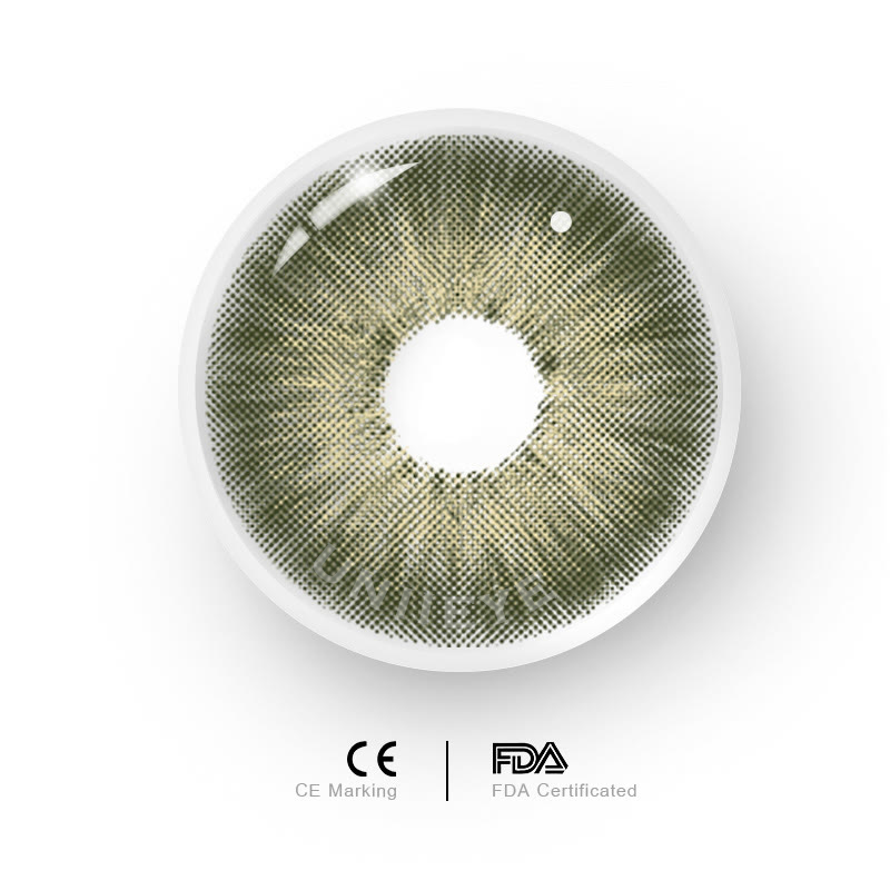 Uniieye New York III Green Colored Contact Lenses