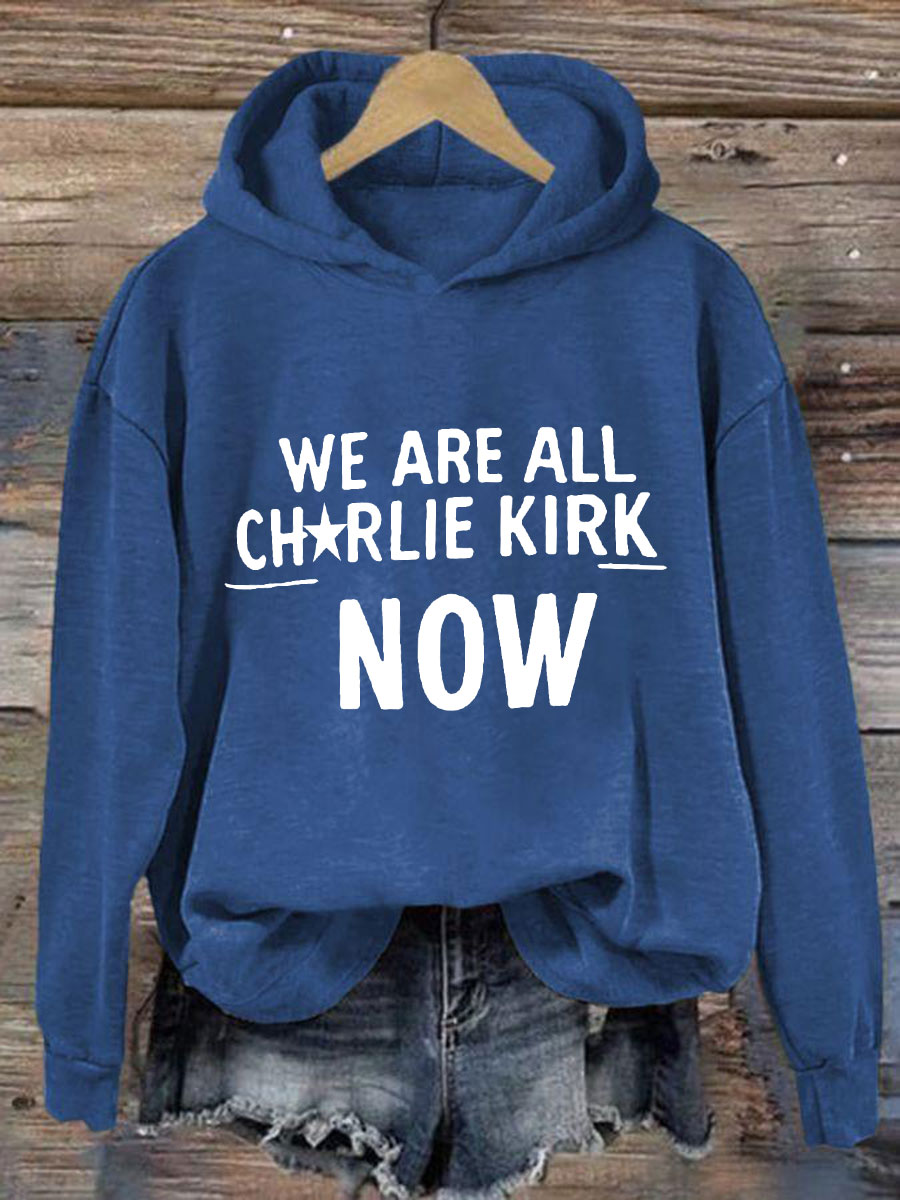 Women's Voice of Freedom Printed Casual Hoodie-America250