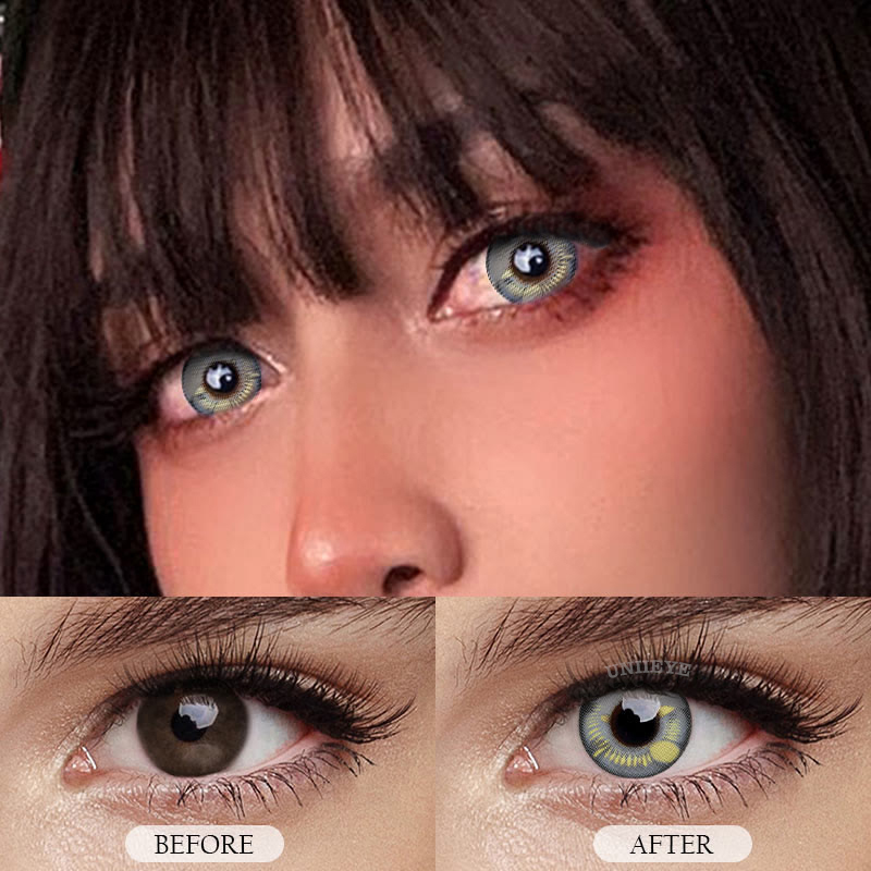 Uniieye Sabito Prescription Cosplay Colored Contact Lenses-UNIIEYE