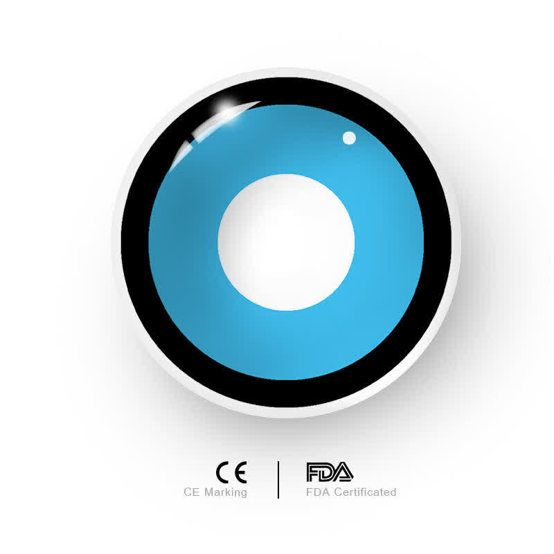 Uniieye Block Blue Prescription Cosplay Colored Contact Lenses-UNIIEYE