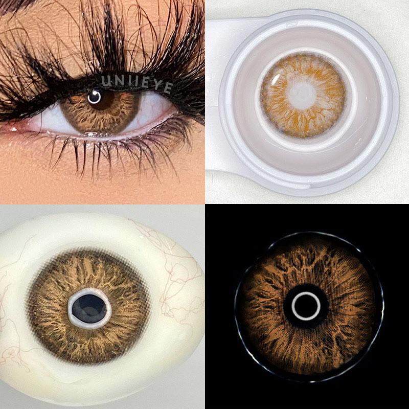 Uniieye Nordic DNA Brown Men Colored Contact Lenses