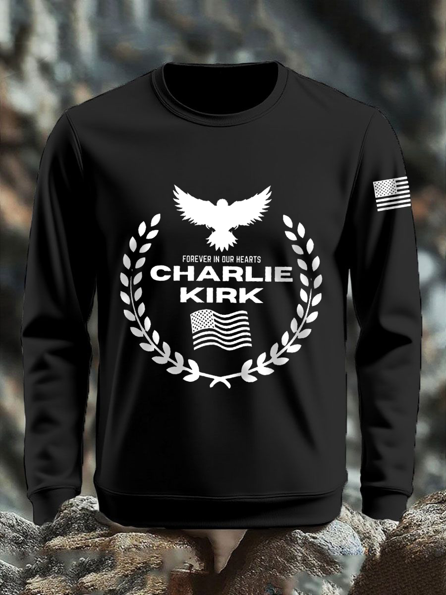 Men's patriotic print sweatshirt-America250