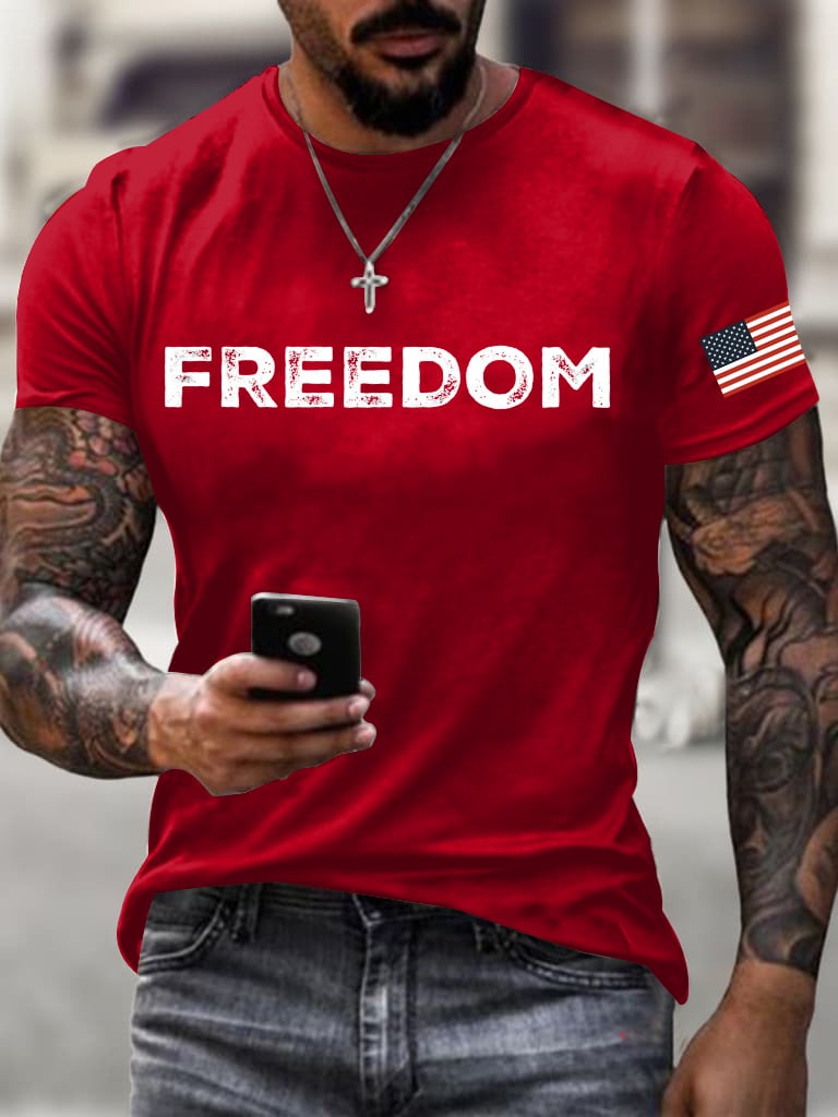 Men's Commemorative Leader Print T-shirt-America250