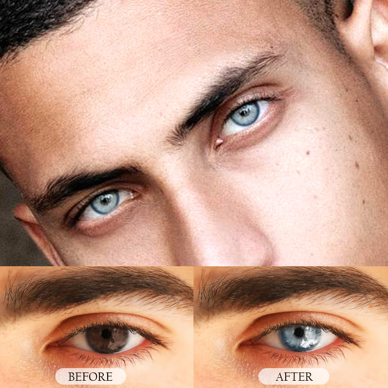 Unspoken Mirage Blue Colored Contact Lenses