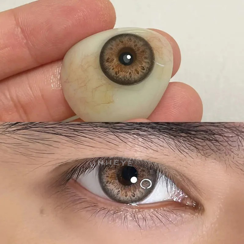 Uniieye Tyrande Brown Prescription Colored Contact Lenses