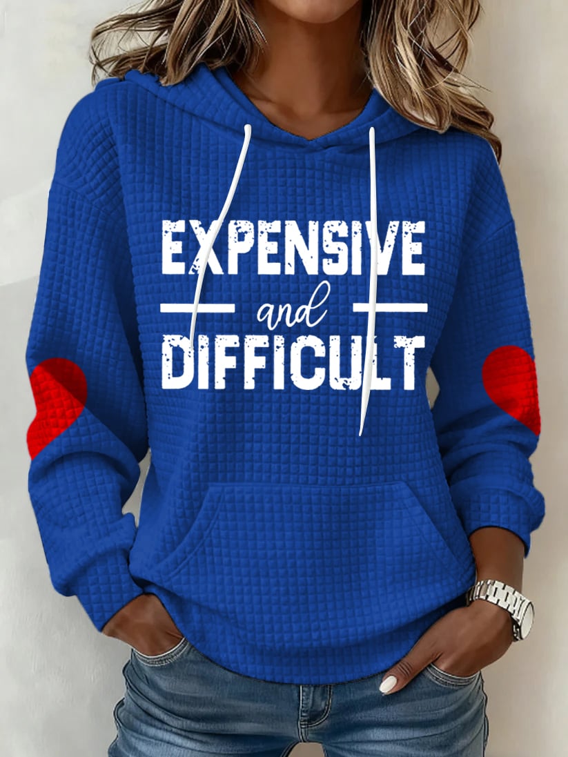 Women'S Expensive And Difficult  Faith Printed Sweatshirts-America250