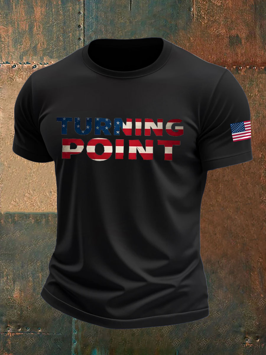 Men's C.K TP imitation cotton short-sleeved T-shirt-America250