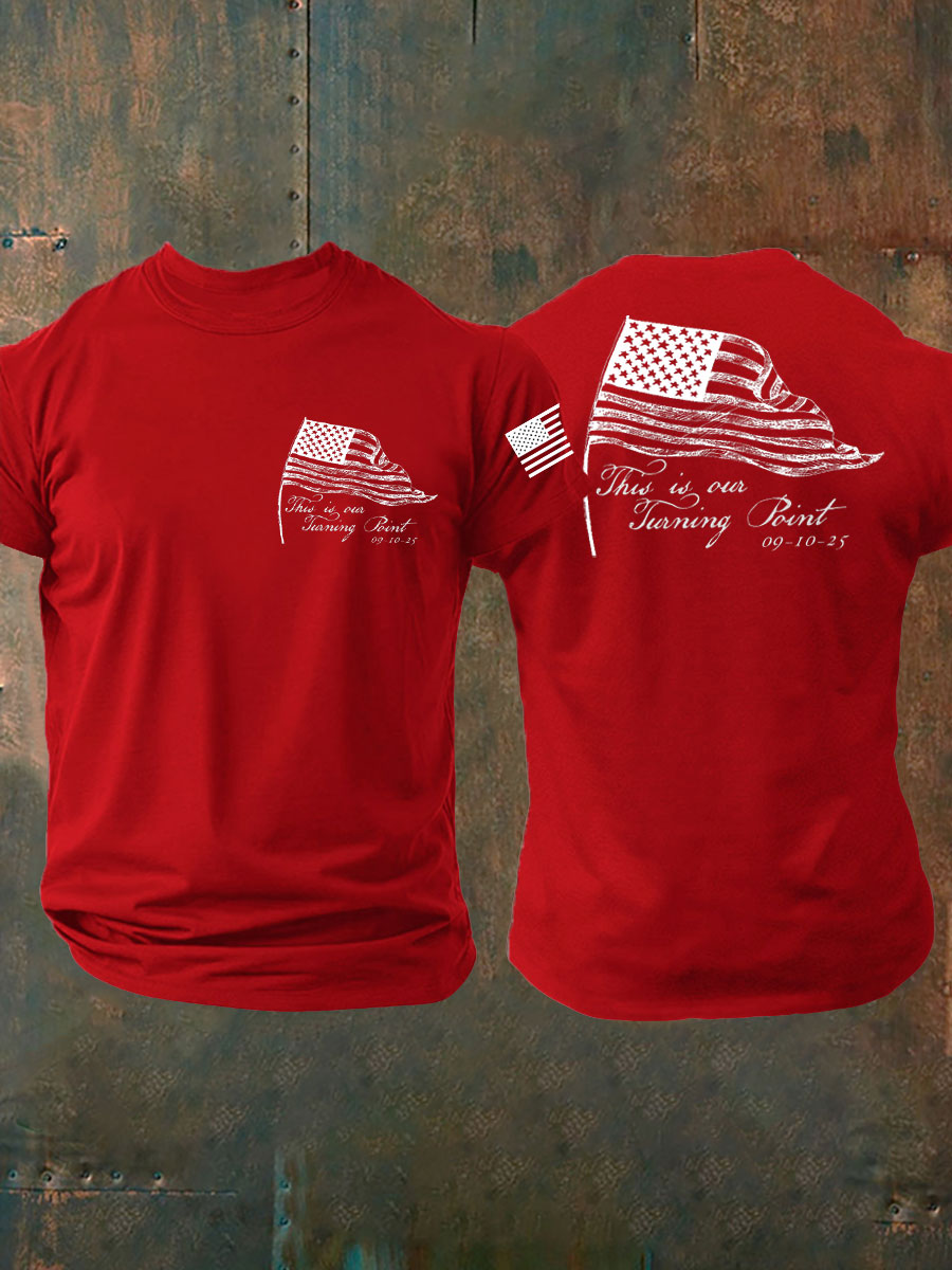 Men's C.K TP  imitation cotton short-sleeved T-shirt-America250