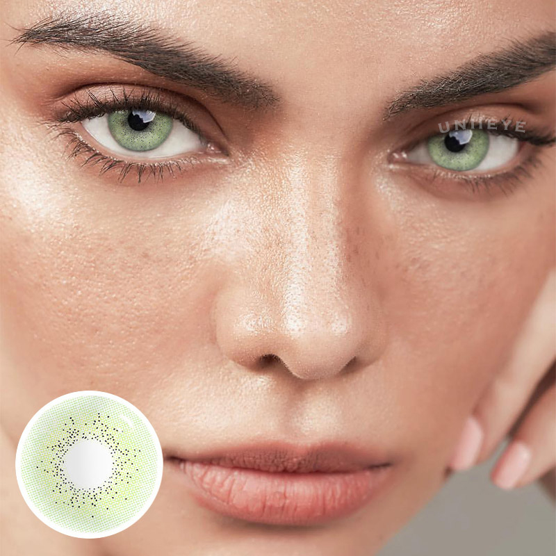Uniieye Ocean Green Prescription Colored Contact Lenses