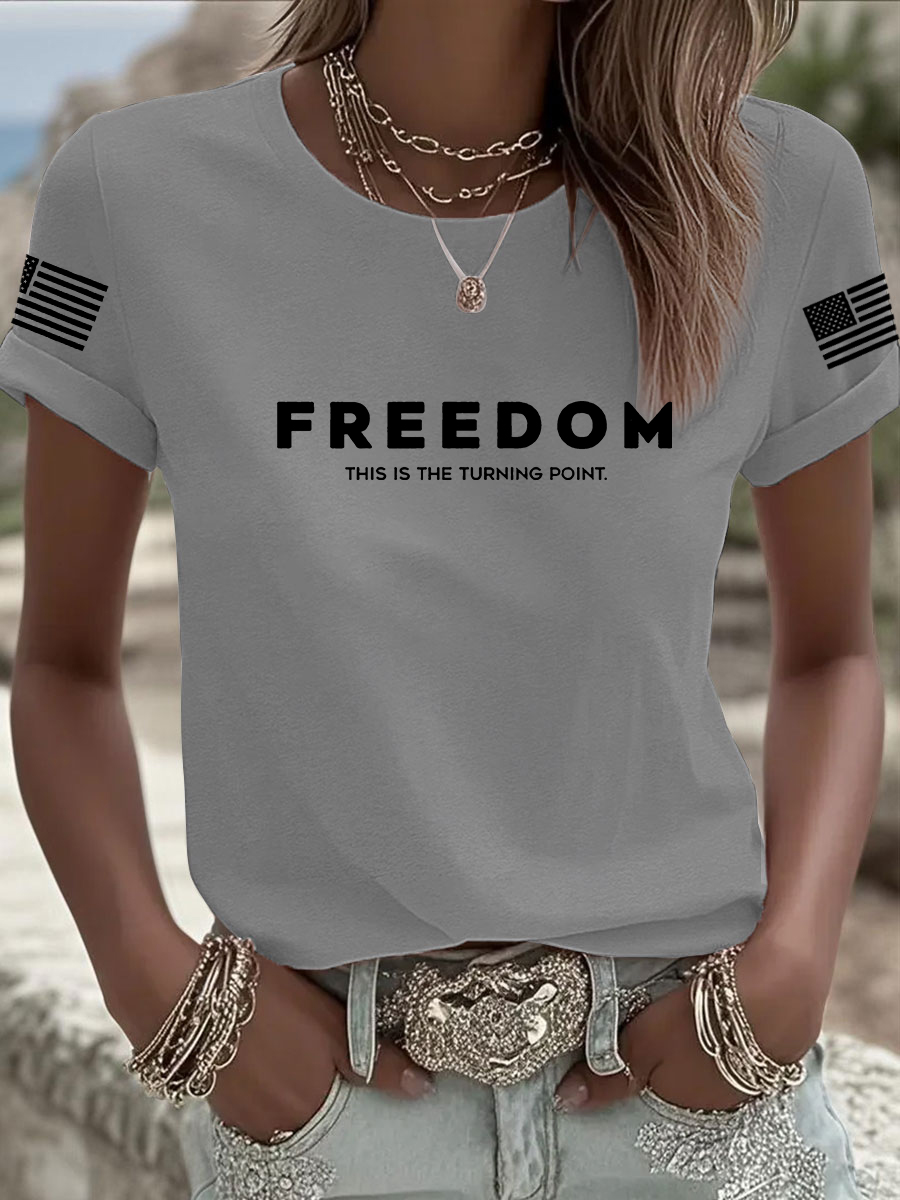 Women's Freedom Is Not Free This is the TP R.I.P C.K Short Sleeve T-shirt-America250