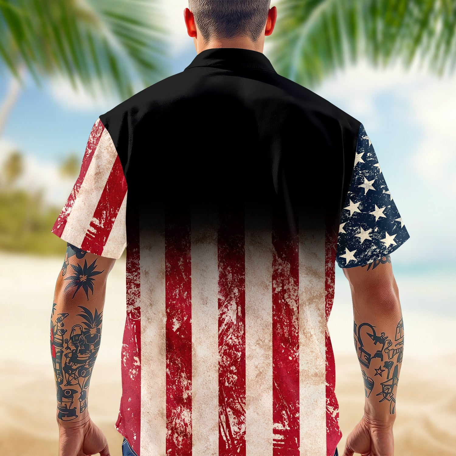 Patriotic 250th Anniversary God Bless America Eagle 1776–2026 Hawaii Shirt-America250