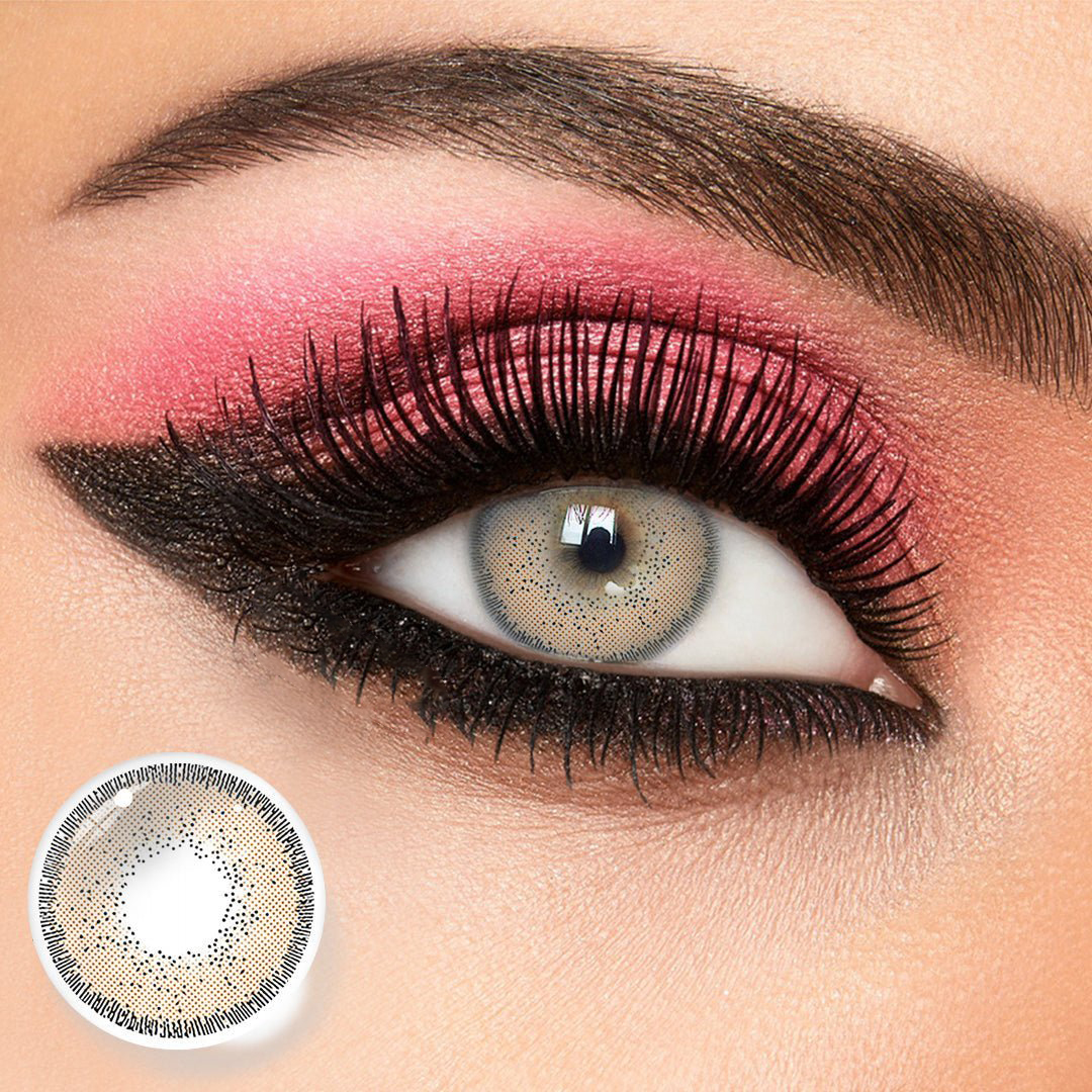 Athena Caffe Brown Yearly Colored Contact Lenses