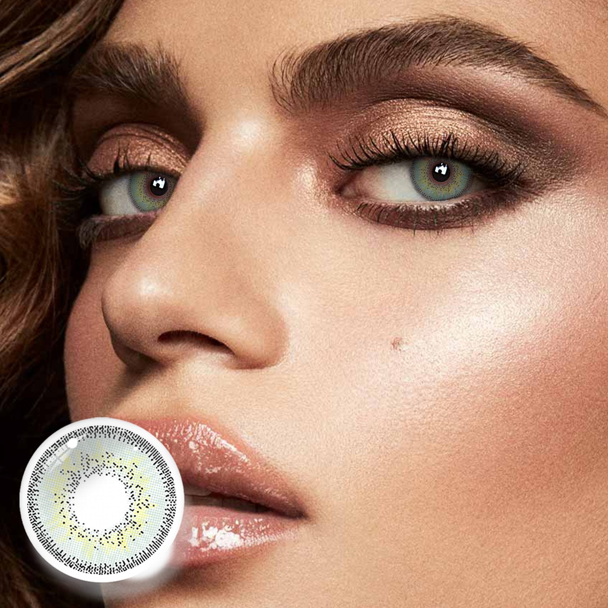 UNIIEYE Athena Cloud Green Yearly Colored Contact Lenses - Uniieye