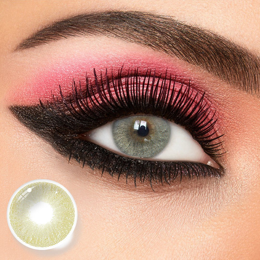 Athena Lime Green Yearly Colored Contact Lenses