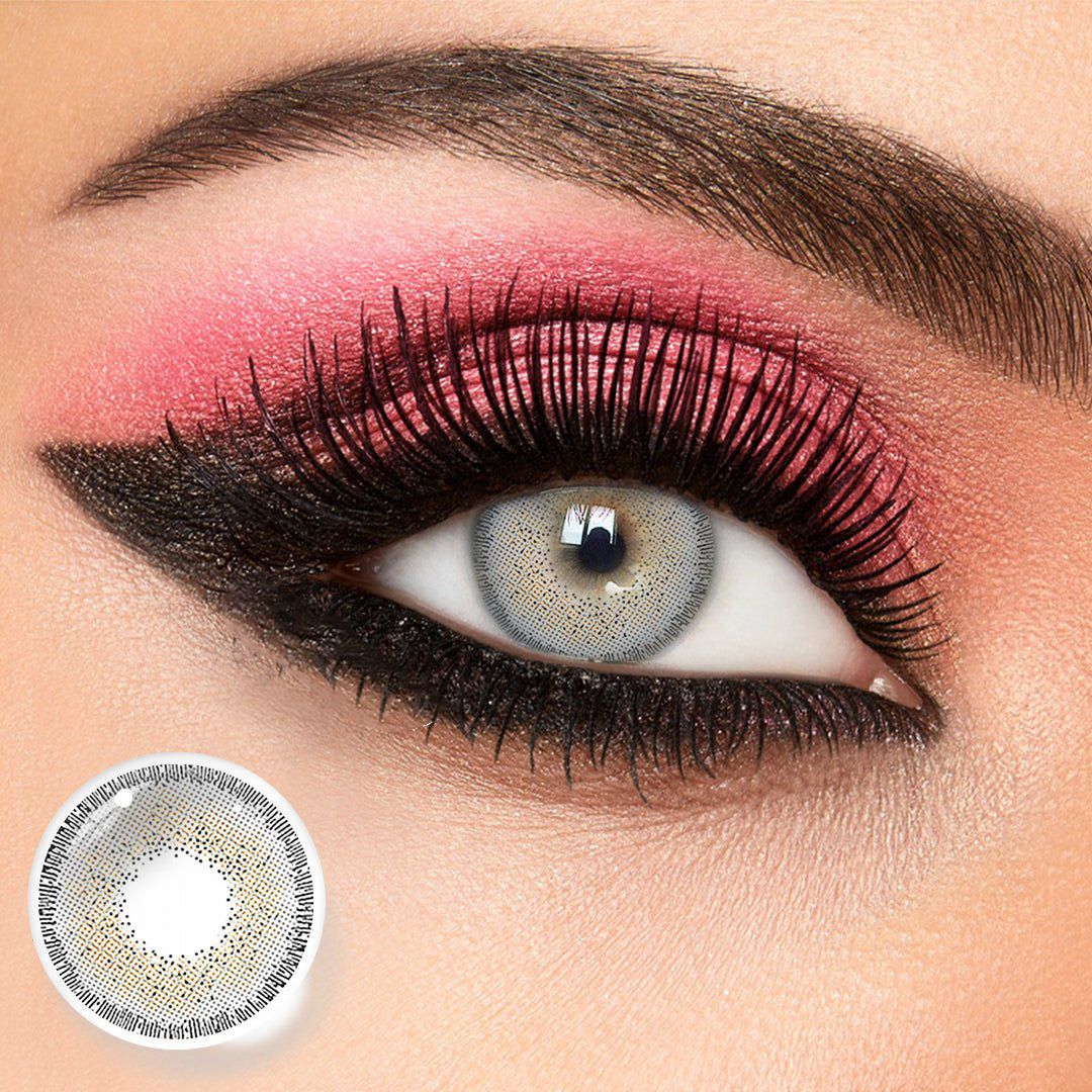 Athena Mist Grey Yearly Colored Contact Lenses