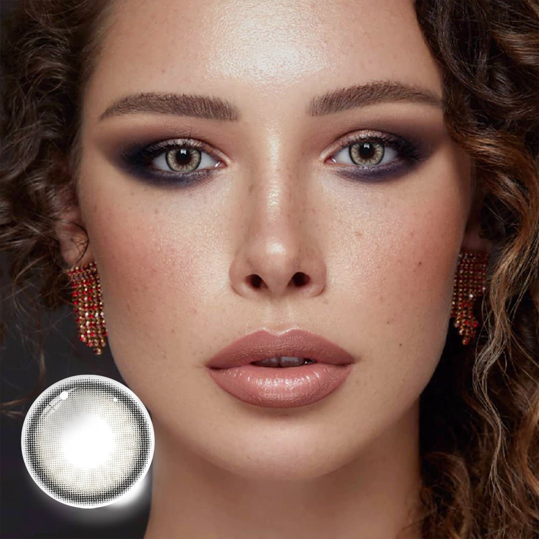 UNIIEYE Cloud Fog Pearl Grey Yearly Colored Contacts - Uniieye