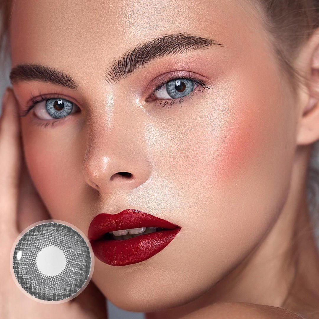 Cocktail Vesper Martini Grey Yearly Colored Contacts