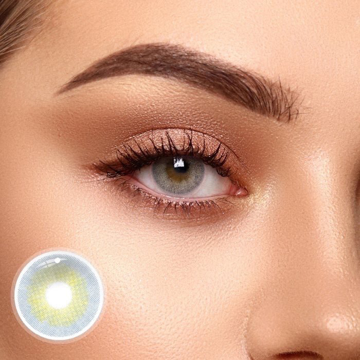 Polar Lights Blue Grey Prescription Yearly Colored Contacts