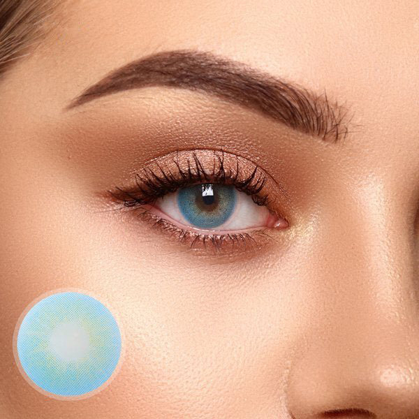 Queen Blue Yearly Colored Contacts