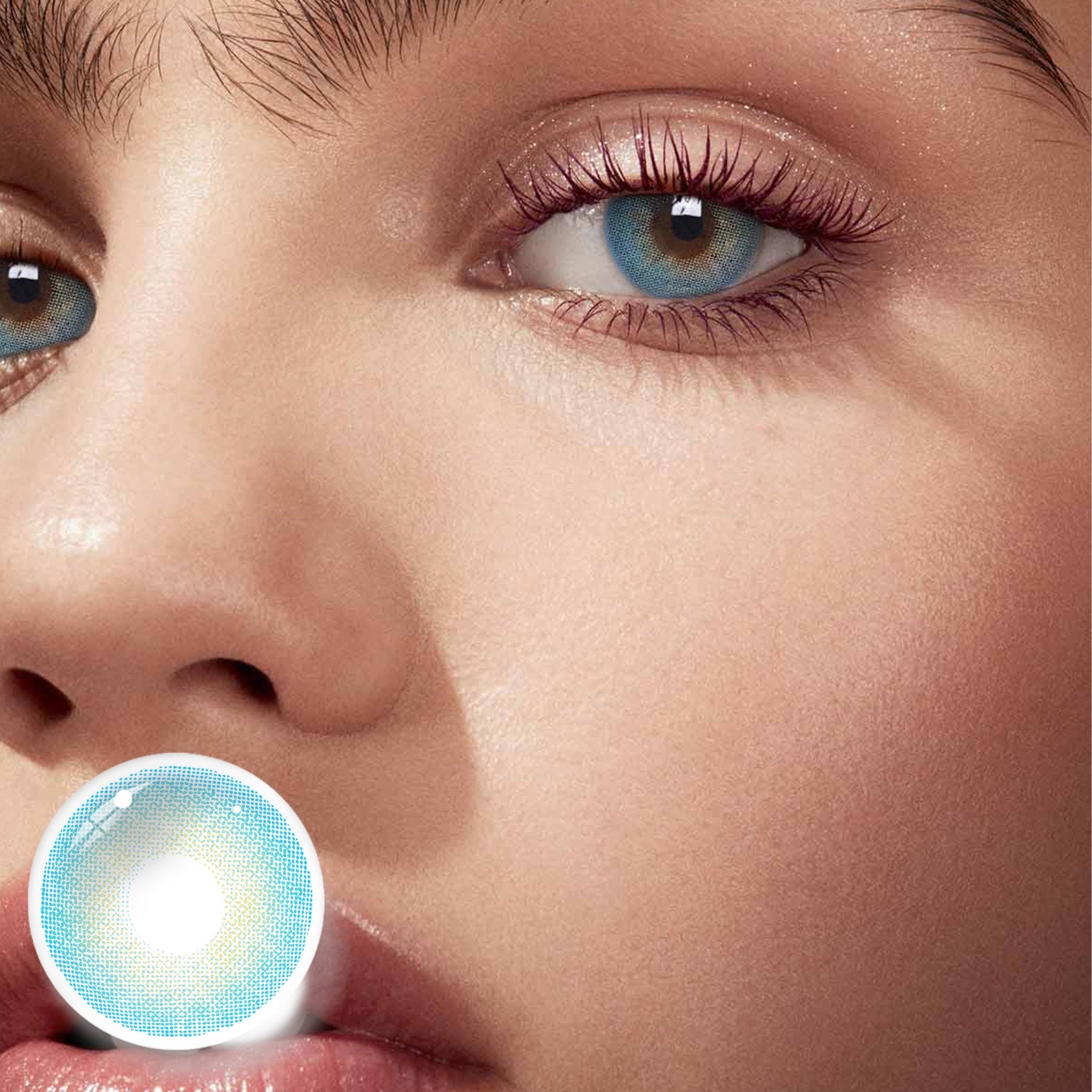 UNIIEYE Queen Blue Yearly Colored Contacts - Uniieye