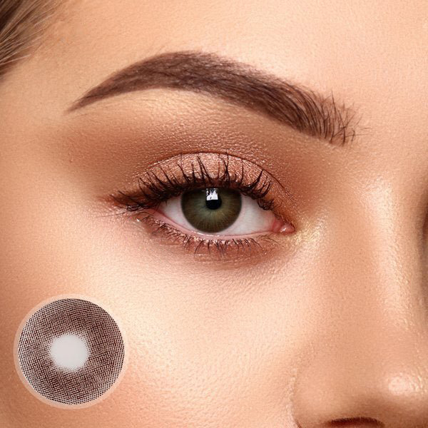 Queen Chocolate Brown Yearly Colored Contacts