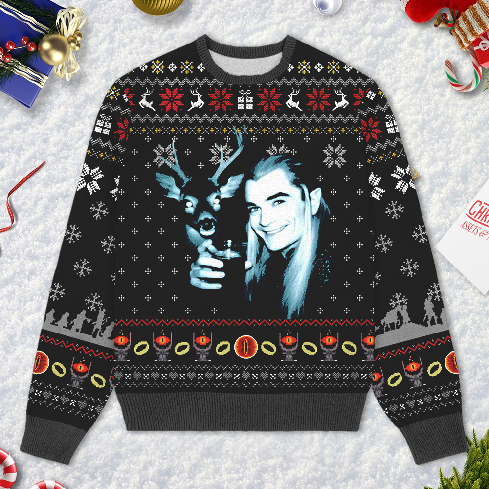 Fantasy Ring Movie Unisex Ugly Sweatshirt